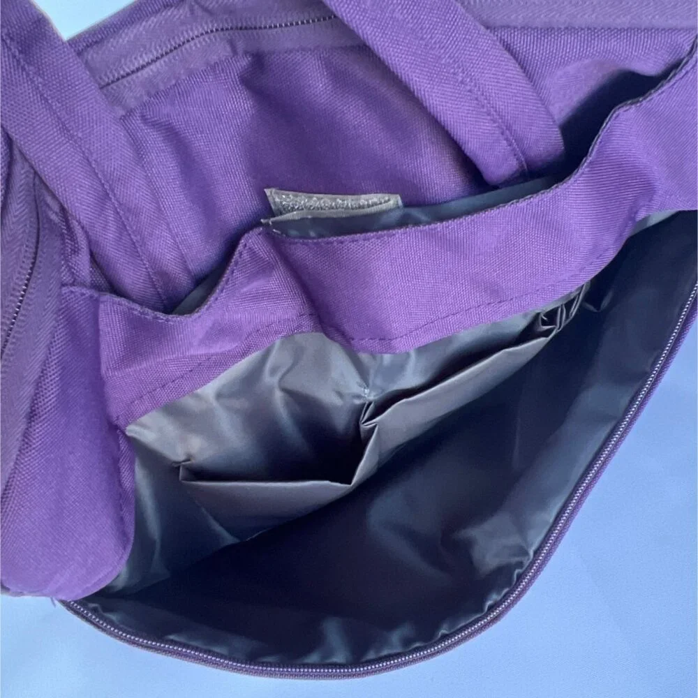 FOPATI Laptop Case Dark Purple Crossbody Laptop Bag